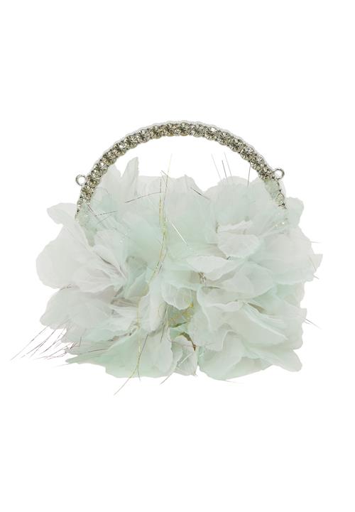 myMo at night Clutch  camel / mint