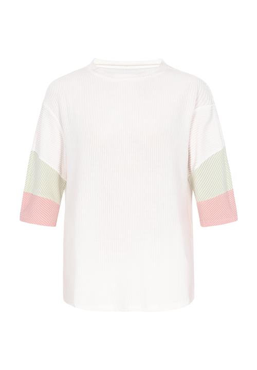 usha BLUE LABEL Shirts 'Fashion Look'  mint / lyserød / hvid