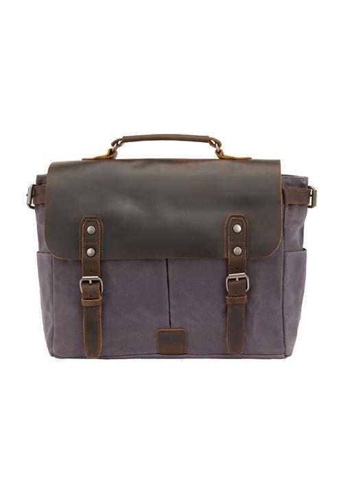 DreiMaster Vintage Messenger  mørkebrun / mørkegrå