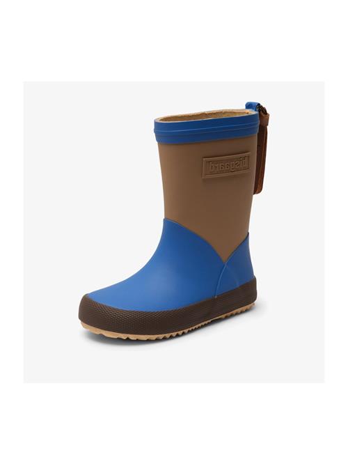 BISGAARD Gummistøvler 'Fashion II'  royalblå / brun / mørkebrun