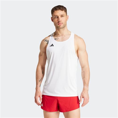 ADIDAS PERFORMANCE Funktionsskjorte 'Adizero Essentials'  sort / hvid