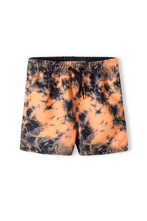 MINOTI Badeshorts  orange / sort
