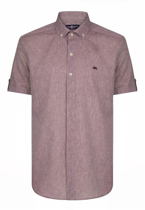 Jimmy Sanders Skjorte  bordeaux