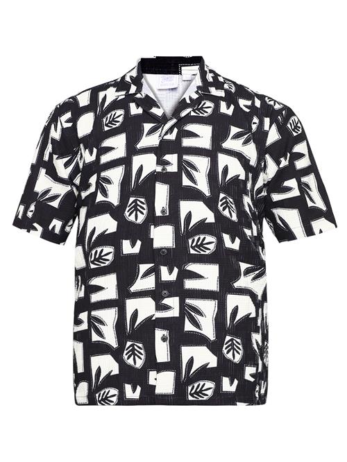 Campus Sutra Skjorte 'Tamika'  sort / hvid