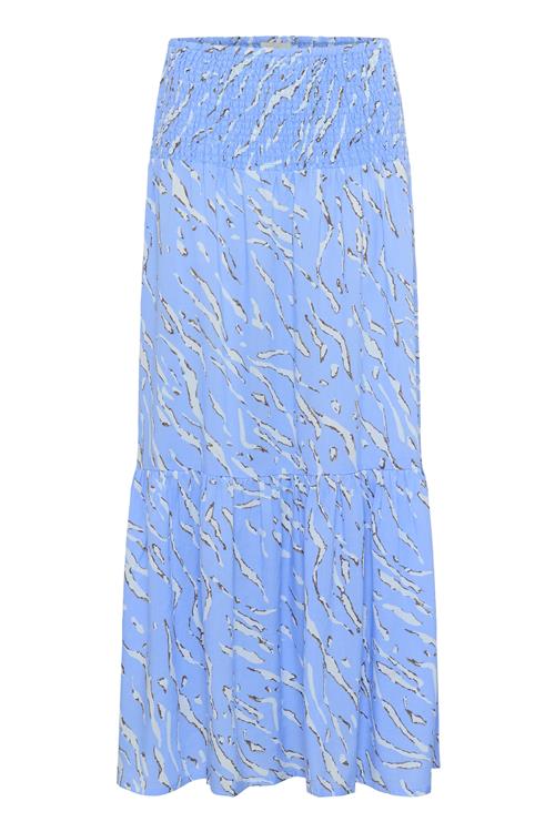 Kaffe Nederdel  himmelblå / sort / hvid