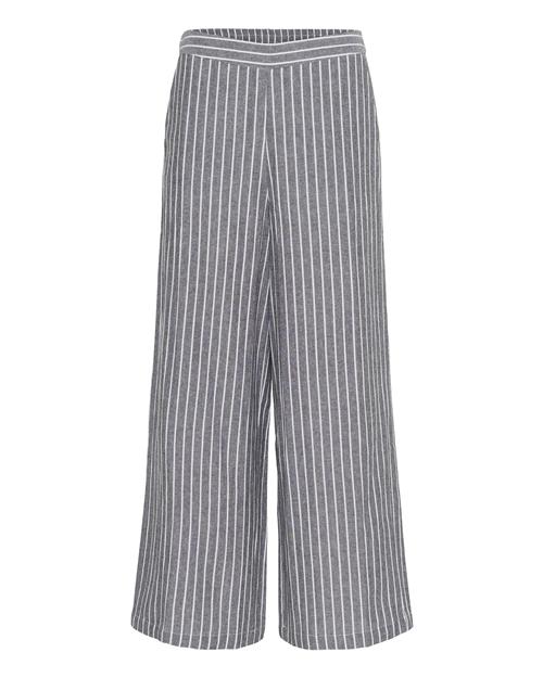 Kaffe Bukser 'KAMalena'  sort-meleret / hvid