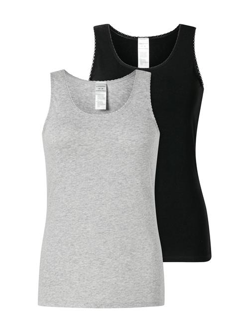 SCHIESSER Undertrøje ' Modern Multipacks '  grå-meleret / sort