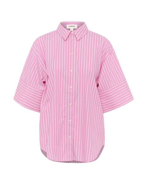 SOAKED IN LUXURY Bluse 'Kaily'  pink / offwhite