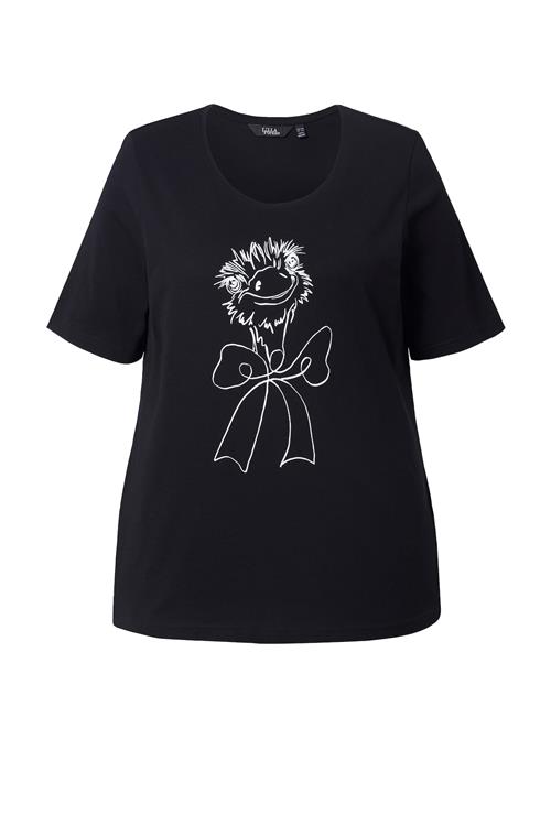 Ulla Popken Shirts  sort / hvid