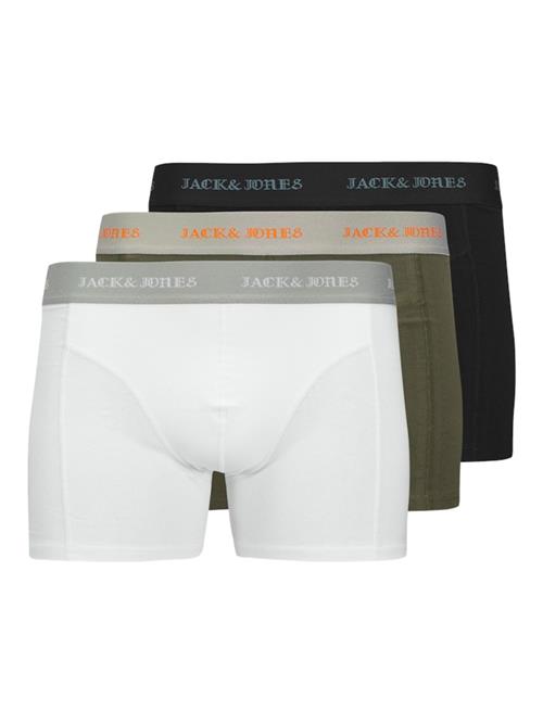 JACK & JONES Boksershorts 'JACMiles'  grå / oliven / sort / hvid