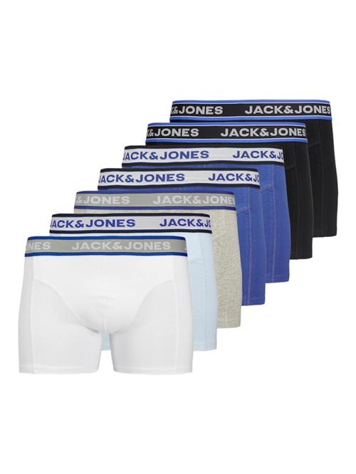 JACK & JONES Boksershorts 'JACHUDSON'  blå / grå / sort / hvid