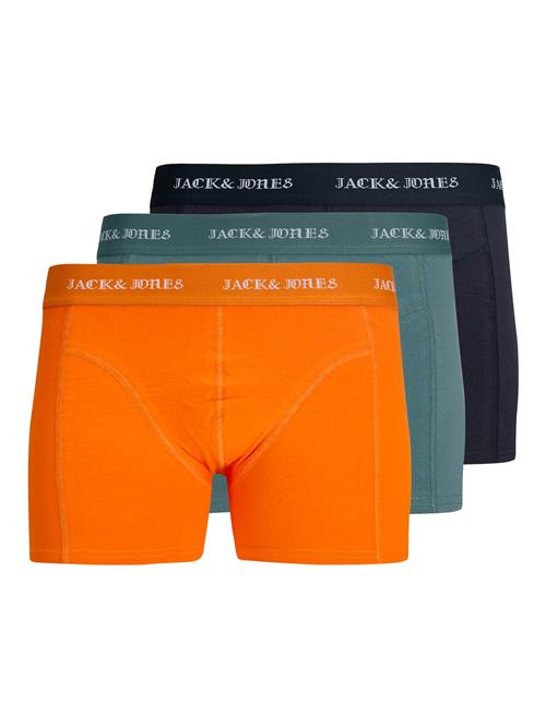 JACK & JONES Boksershorts 'JACMiles'  dueblå / orange / sort / hvid