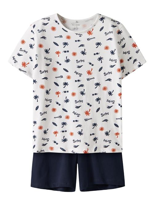 TWO SOON Nattøj  navy / orange / hvid