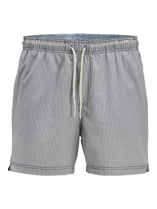 JACK & JONES Badeshorts  blå-meleret / hvid