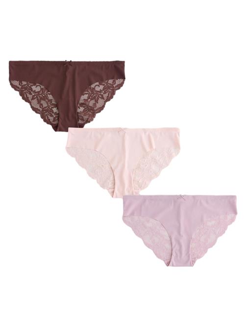 Next Slip  brun / lilla / rosé