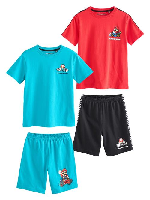 Next Nattøj  neonblå / rød / sort / hvid