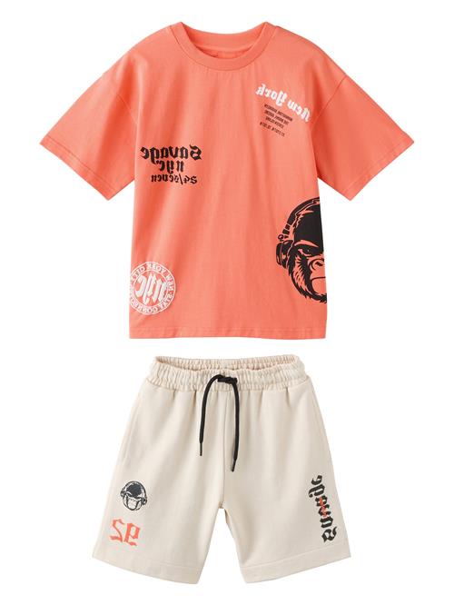 Next Sæt  ecru / orange / sort