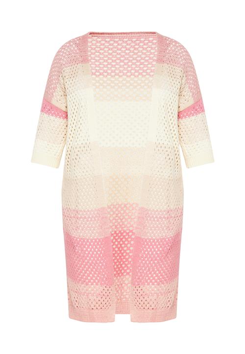 usha FESTIVAL Cardigan  beige / lyserød / hvid