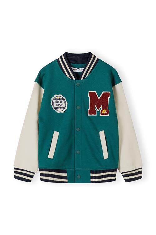 MINOTI Sweatjakke  mørkegrøn / blodrød / sort / hvid