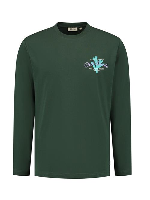 Shiwi Bluser & t-shirts 'Jude Paradice'  mint / mørkegrøn