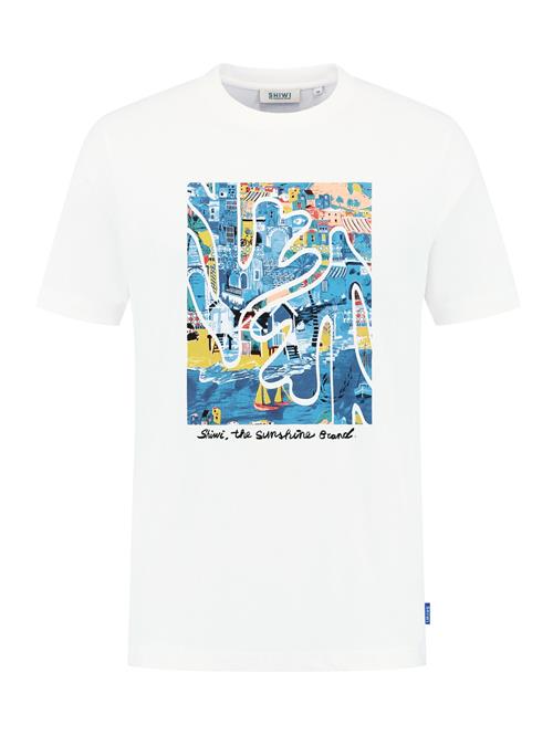 Shiwi Bluser & t-shirts 'Liam Island'  himmelblå / citrongul / koral / hvid