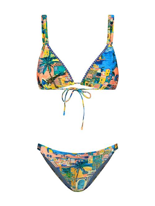 Shiwi Bikini  blå / mørkegul / grøn / koral