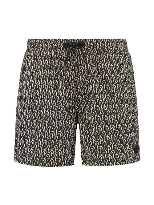 Shiwi Badeshorts 'Nick'  beige / sort
