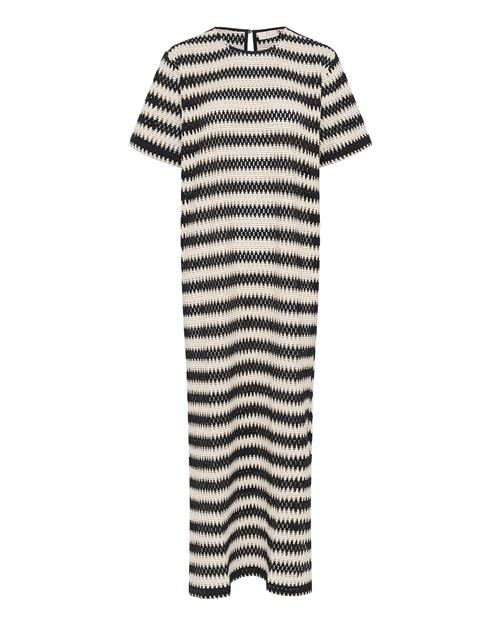 Kaffe Strandkjole 'KAMolin'  beige / sort