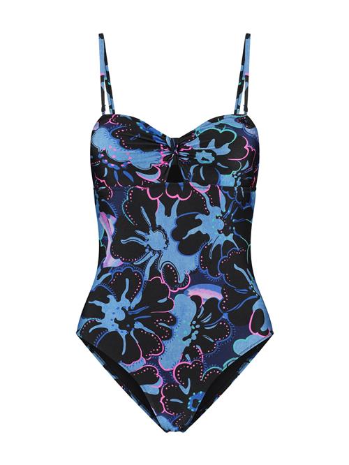 Shiwi Badedragt 'Zia'  marin / azur / lyserød / sort