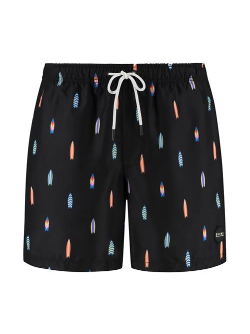 Shiwi Badeshorts 'Mac'  blå / orange / lys pink / sort