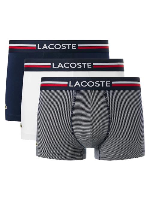 LACOSTE Boksershorts  navy / grå / hvid