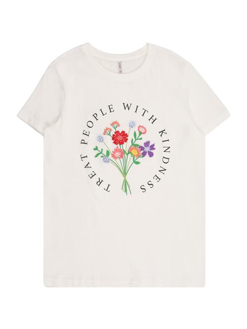 ONLY GIRLS Bluser & t-shirts 'KOGEmma'  grøn / mørkelilla / rød / hvid