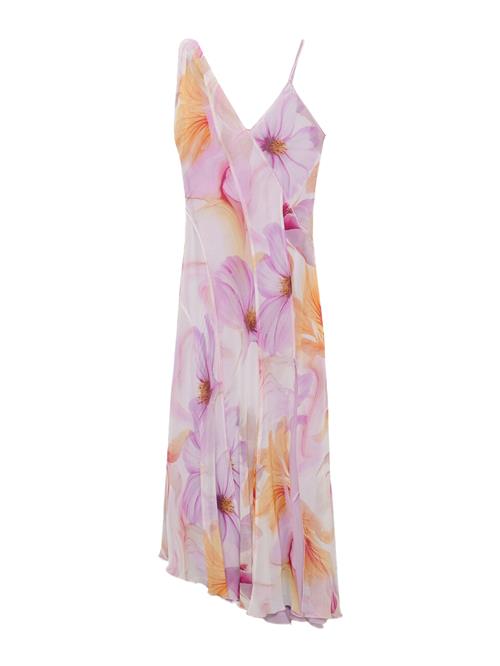 MANGO Festkjole 'PAULA'  lilla / orange / hvid