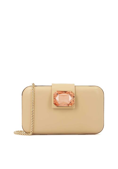 Kazar Clutch  beige / pastelorange