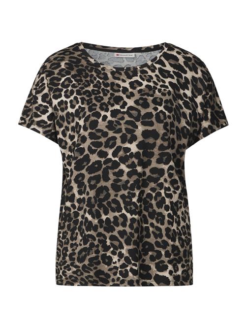 STREET ONE Shirts  lysebeige / lysebrun / sort