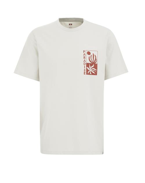 WE Fashion Bluser & t-shirts  beige / mørkerød