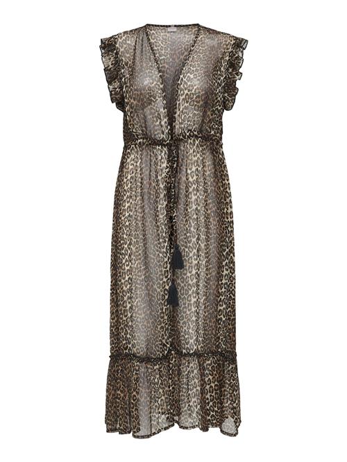 ONLY Kjole 'ONLLilja'  beige / brun / mørkebrun