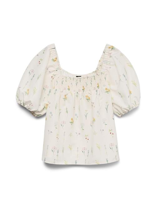 VERO MODA Shirts 'VMNicola'  lyseblå / gul / grøn / hvid