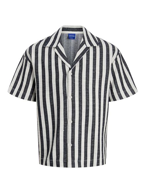 JACK & JONES Skjorte  navy / hvid
