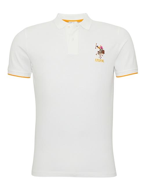 U.S. POLO ASSN. Bluser & t-shirts  mørkebrun / lyseorange / hvid