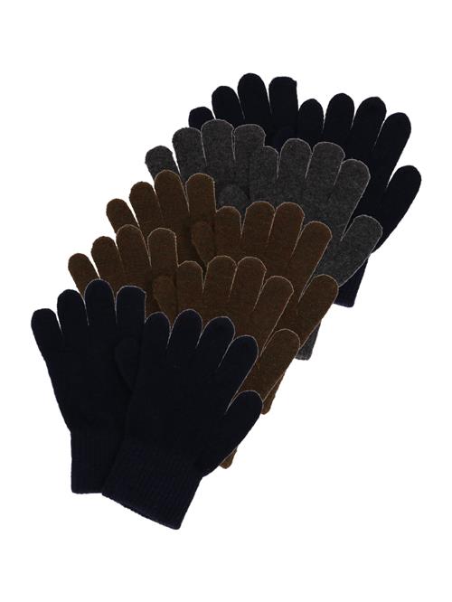 CeLaVi Handsker 'Magic'  mørkeblå / mørkebrun / grå-meleret