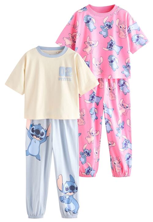 Next Nattøj 'Stitch'  blå / lyseblå / pastelgul / pink