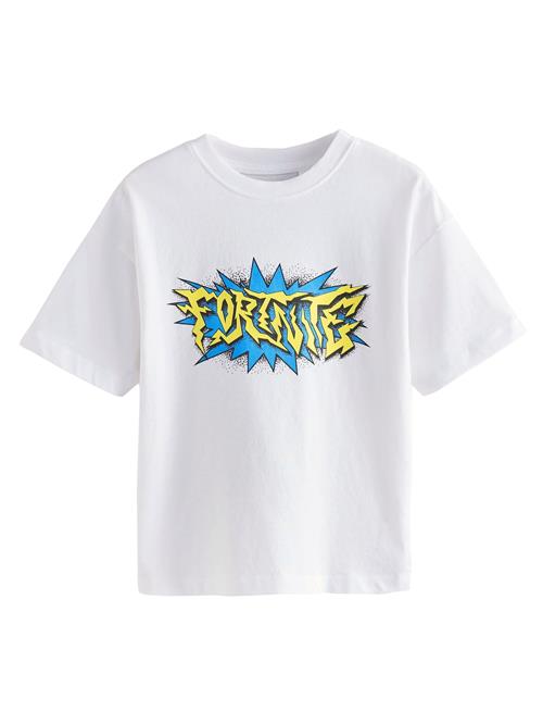 Next Shirts 'Fortnite'  azur / gul / pink / hvid