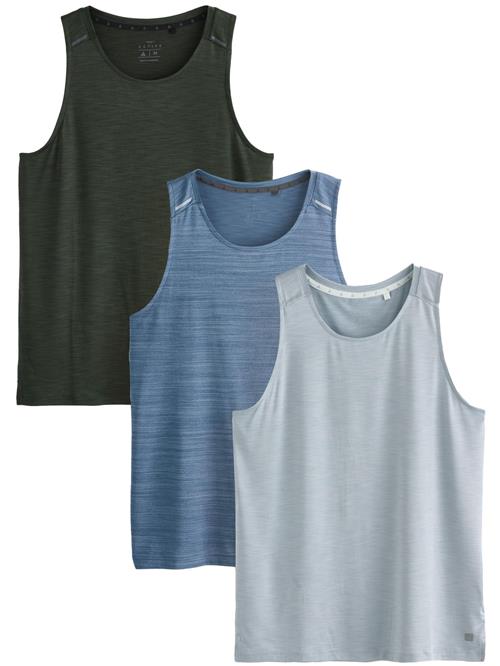 Next Funktionsskjorte  dueblå / pastelblå / mørkegrøn