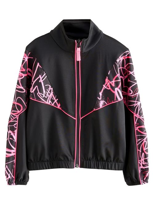 Next Sweatjakke  pink / lyserød / sort / hvid