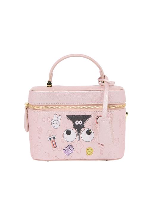 MYMO Håndtaske 'Pop Eyetheme'  gul / lyserød / sort / hvid