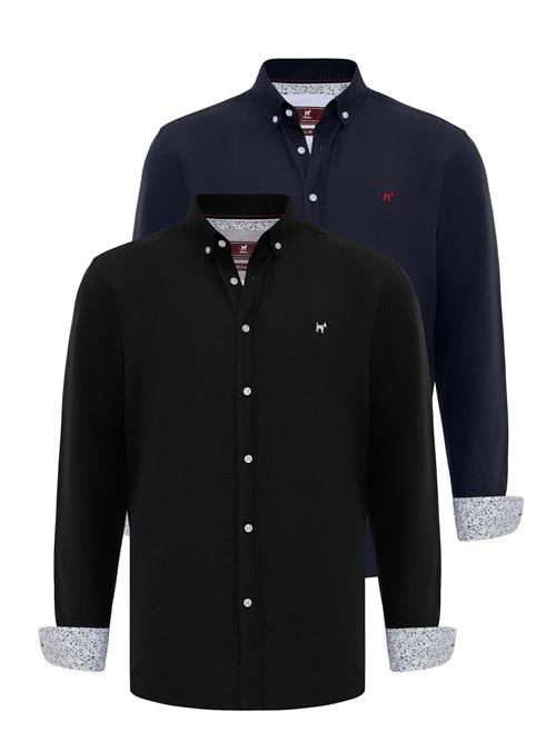 Williot Skjorte  navy / rød / sort / hvid