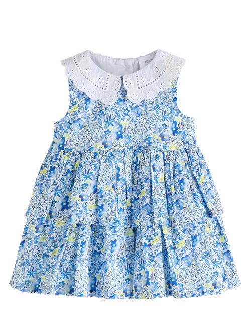 Next Kjole  blå / gul / hvid