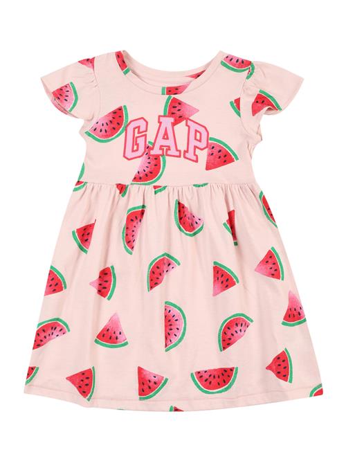 GAP Kjole  grøn / lyserød / rød