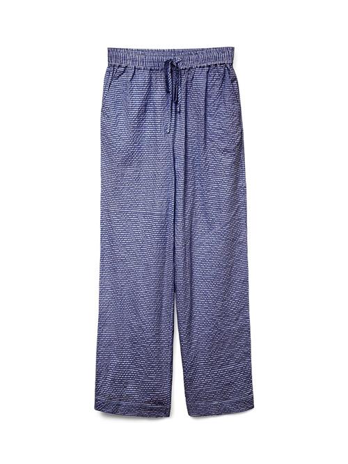 VERO MODA Bukser 'VMRoberta'  blå / hvid